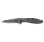 Kershaw LEEK BLACKWASH KNIFE FOLDING 3" BLADE 410 STAINLESS BLACKWASH HANDLE