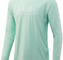 Huk PURSUIT VENTED LONG SLEEVE LICHEN LARGE